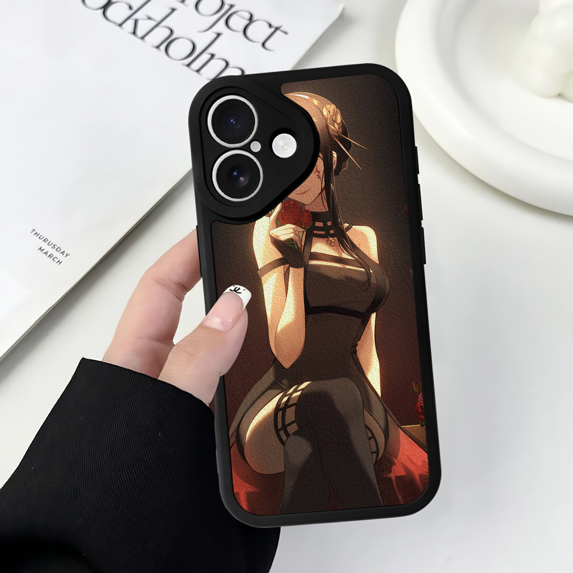 （画像用） SPY×FAMILY间谍家家酒 【iPhone 16シリーズ対応】シリコンスマホケース（レザー調） 材質：シリコン